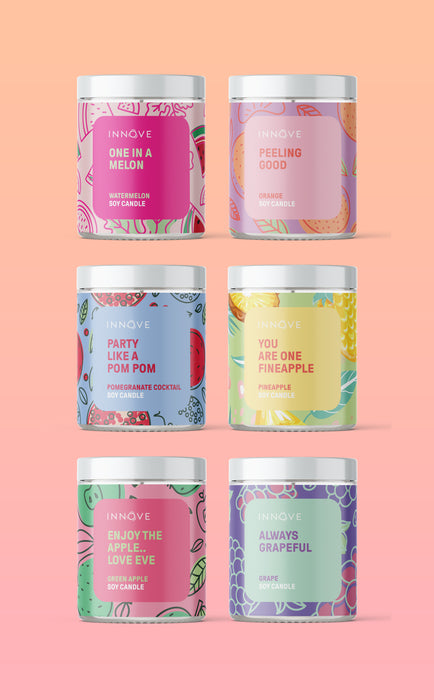 Watermelon Soy Candle | One In A Melon - Fruity Soy Candles - Innove - INNOVE