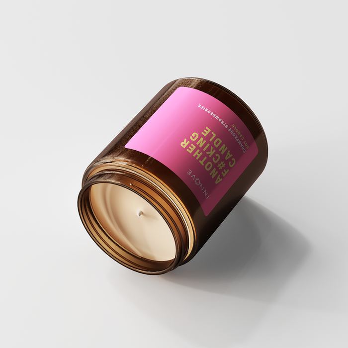 Another F#cking Candle in Champagne Strawberries - Candle Pun Collection - Innove - INNOVE