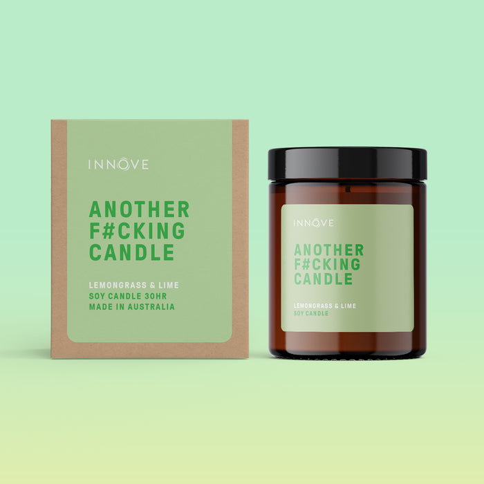 Another F#cking Candle in Lemongrass and Lime - Candle Pun Collection - Innove - INNOVE