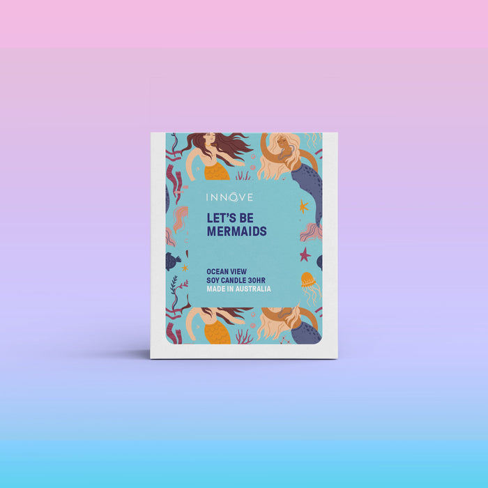 Ocean View Soy Candle | Let's Be Mermaids - Beach Soy Candles - Innove - INNOVE