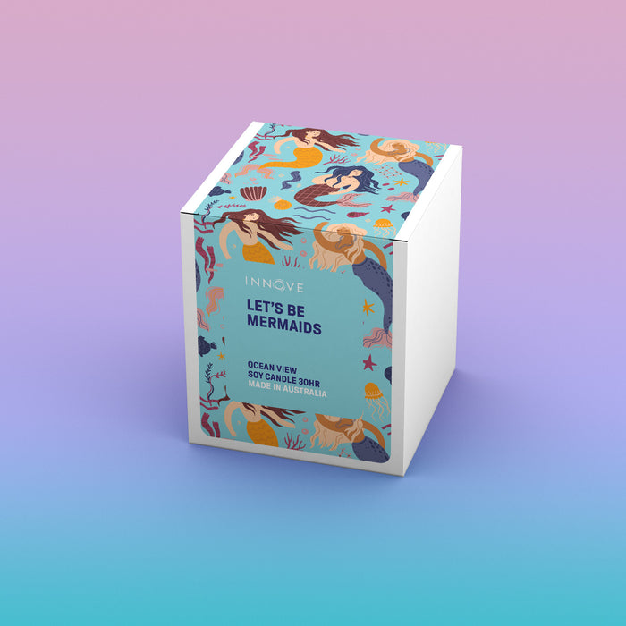 Ocean View Soy Candle | Let's Be Mermaids - Beach Soy Candles - Innove - INNOVE