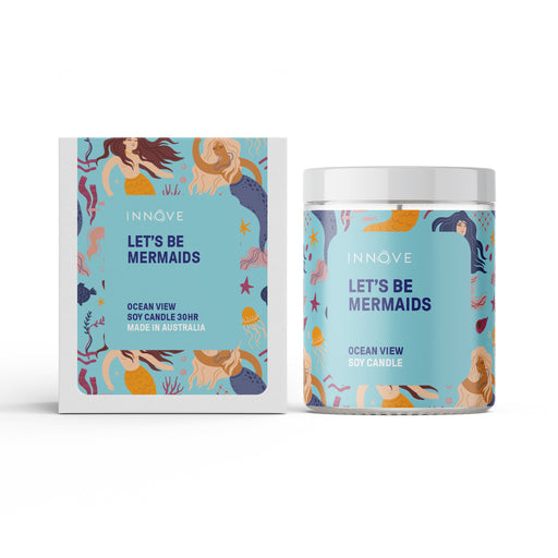 Ocean View Soy Candle | Let's Be Mermaids - Beach Soy Candles - Innove - INNOVE