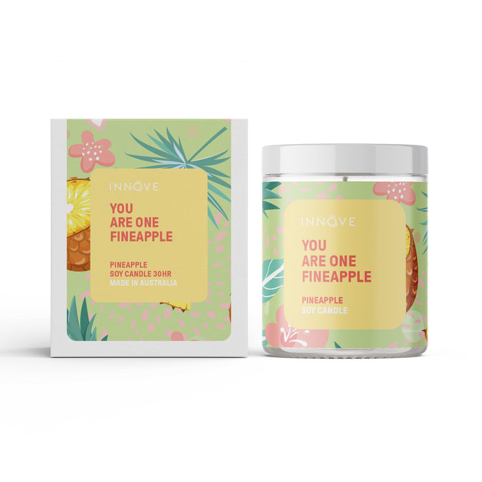 Pineapple Soy Candle | You Are One Fineapple - Fruity Soy Candles - Innove - INNOVE