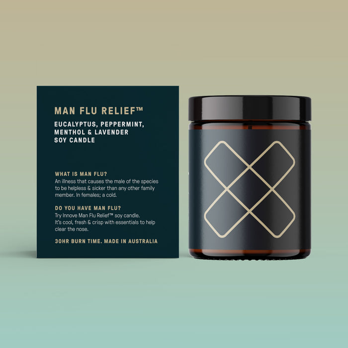 Man Flu Relief™ Soy Candle - Man Flu Relief - Innove - INNOVE