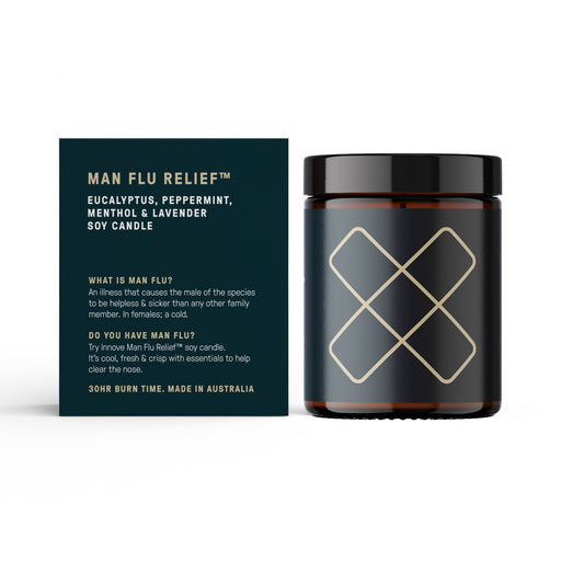 Man Flu Relief™ Soy Candle - Man Flu Relief - Innove - INNOVE