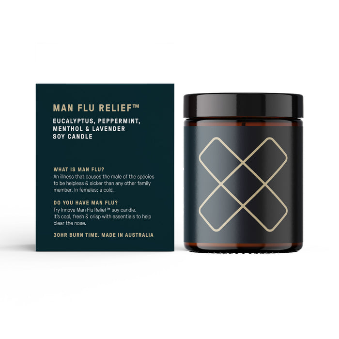 Man Flu Relief™ Soy Candle - Man Flu Relief - Innove - INNOVE