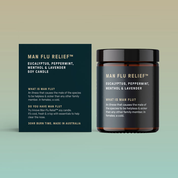 Man Flu Relief™ Soy Candle - Man Flu Relief - Innove - INNOVE