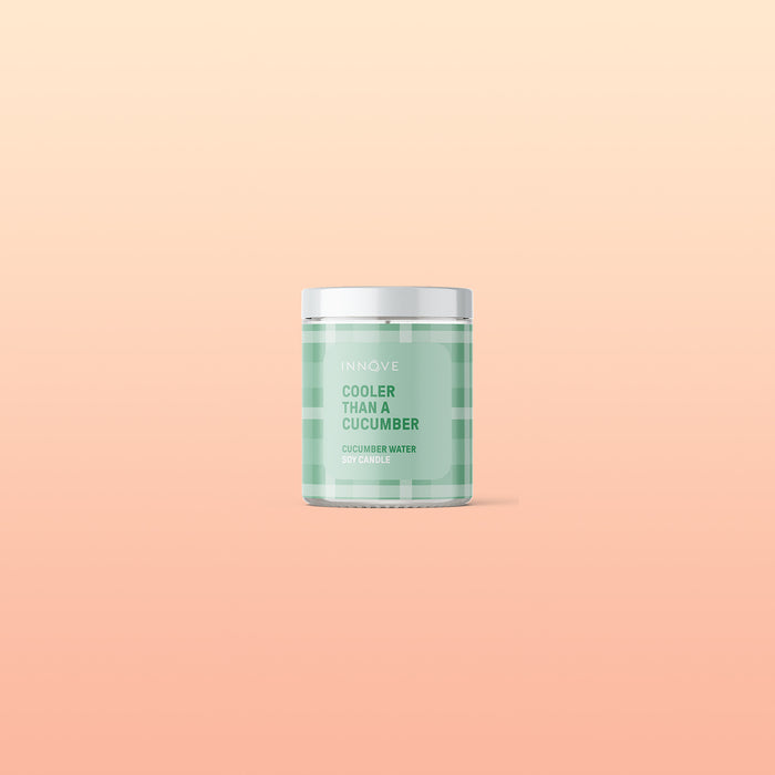 Cucumber Water Soy Candle | Cooler Than A Cucumber - Tartan Soy Candles - Innove - INNOVE
