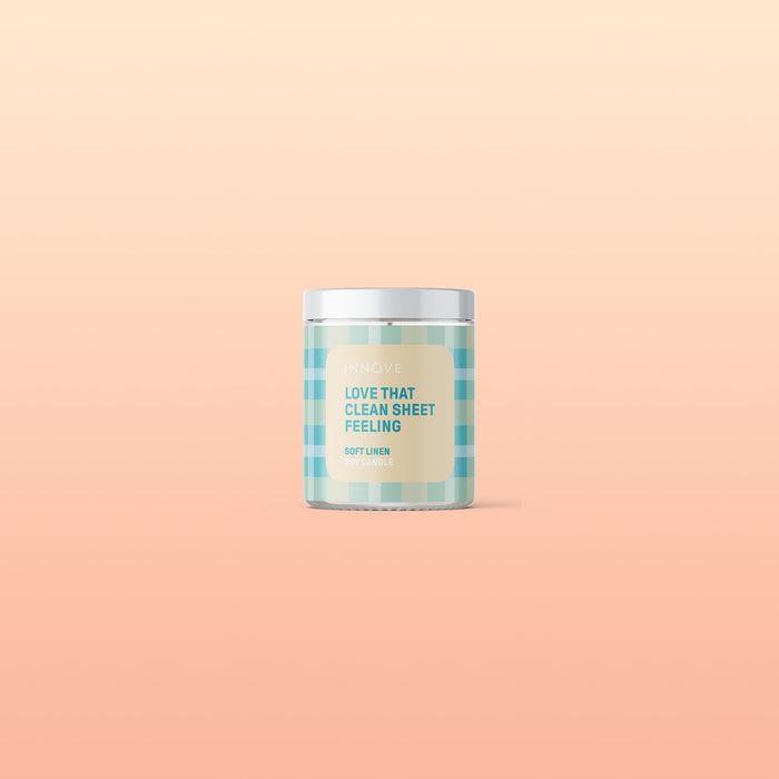 Soft Linen Soy Candle | Love That Clean Sheet Feeling - Tartan Soy Candles - Innove - INNOVE
