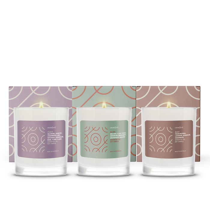 Bliss Essential Oil Soy Candle - Essential Oil Soy Candles - Innove - INNOVE