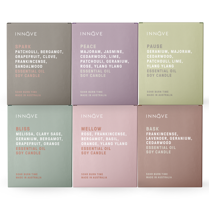 Bask Essential Oil Soy Candle - Essential Oil Soy Candles - Innove - INNOVE