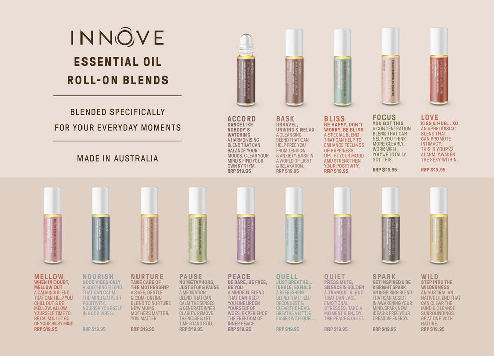 Bliss Essential Oil Pulse Point Roll-On - Essential Oil Roll On - Innove - INNOVE