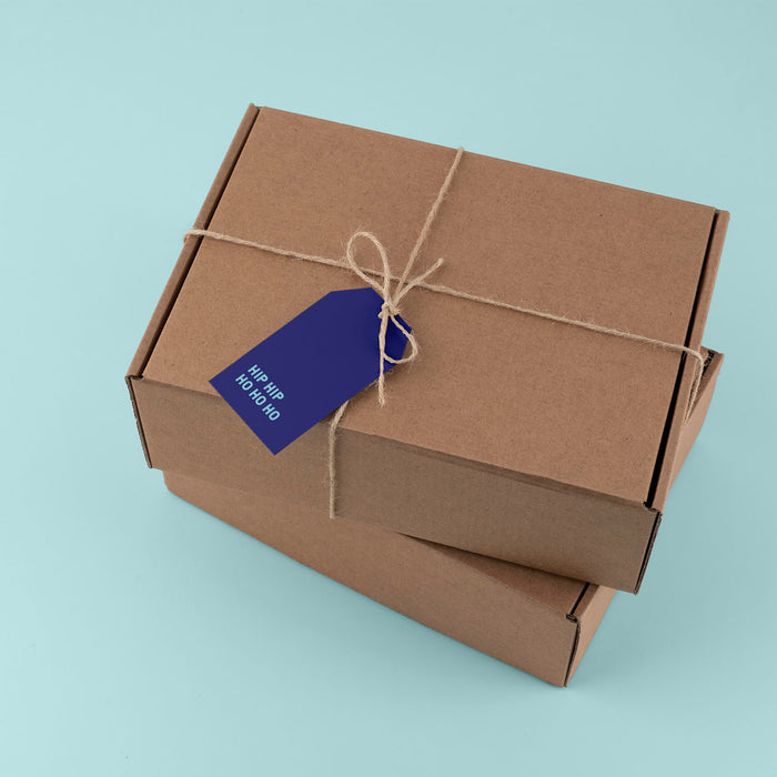 Hip Hip Ho Ho Ho Gift Tag in Blue - Gift Tags - Innove - INNOVE