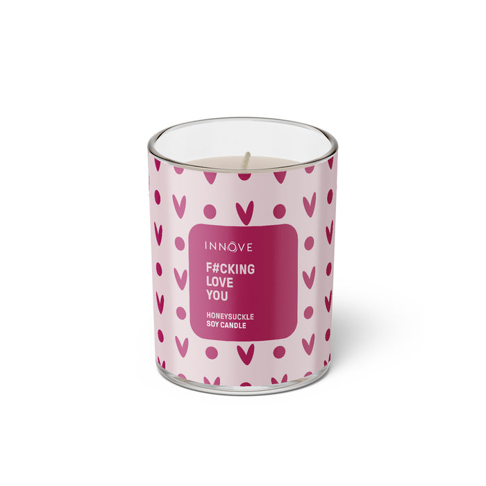 Honeysuckle Soy Candle | F#cking Love You - Valentines Candles - Innove - INNOVE