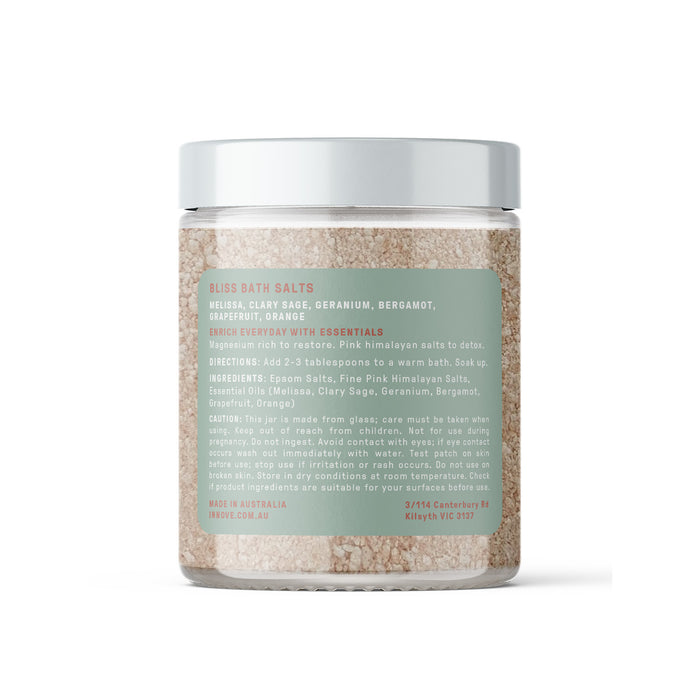 Bliss Essential Oil Bath Salts - Bath Salts - Innove - INNOVE