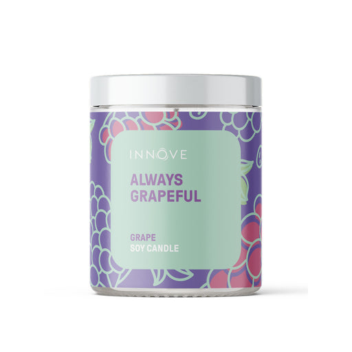 Grape Soy Candle | Always Grapeful - Fruity Soy Candles - Innove - INNOVE