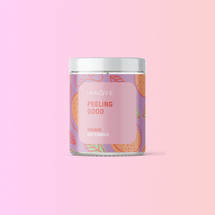 Orange Soy Candle | Peeling Good - Fruity Soy Candles - Innove - INNOVE