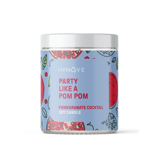 Pomegranate Cocktail Soy Candle | Party Like A Pom Pom - Fruity Soy Candles - Innove - INNOVE