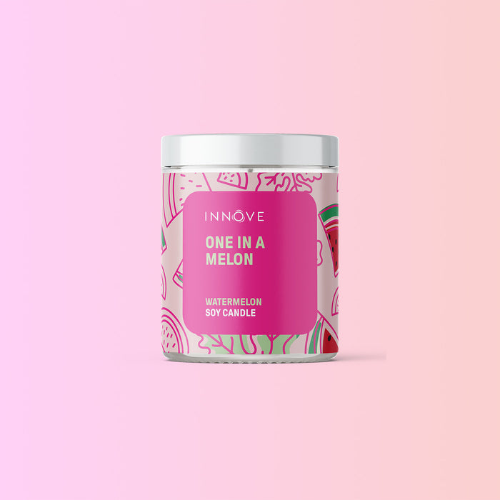 Watermelon Soy Candle | One In A Melon - Fruity Soy Candles - Innove - INNOVE