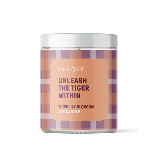 Tigerlily Blossom Soy Candle | Unleash The Tiger Within - Tartan Soy Candles - Innove - INNOVE