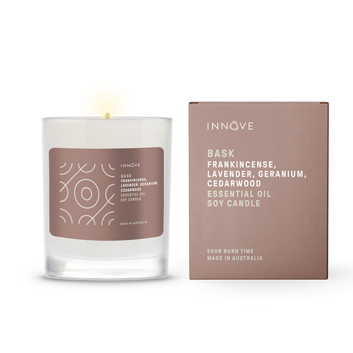 Bask Essential Oil Soy Candle - Essential Oil Soy Candles - Innove - INNOVE