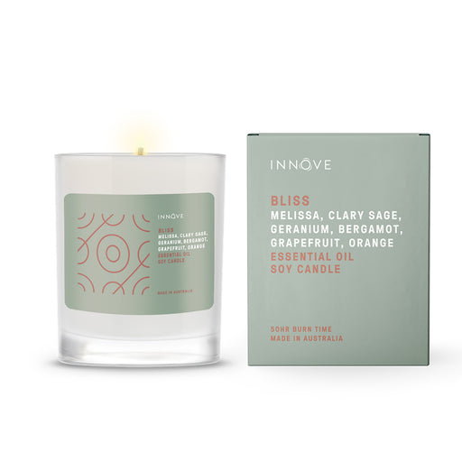 Bliss Essential Oil Soy Candle - Essential Oil Soy Candles - Innove - INNOVE