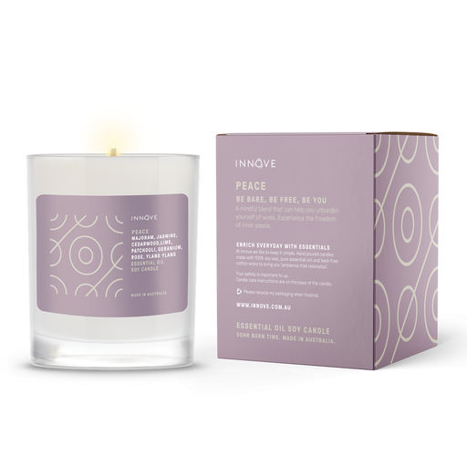 Peace Essential Oil Soy Candle - Essential Oil Soy Candles - Innove - INNOVE