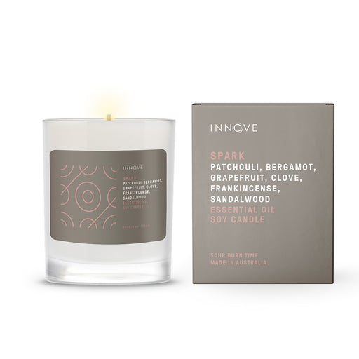 Spark Essential Oil Soy Candle - Essential Oil Soy Candles - Innove - INNOVE