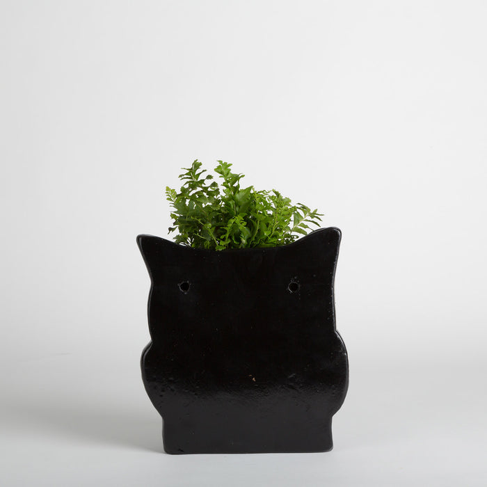 Hoot Owl Pot in Black - Pots & Planters - Estudio Floga - INNOVE