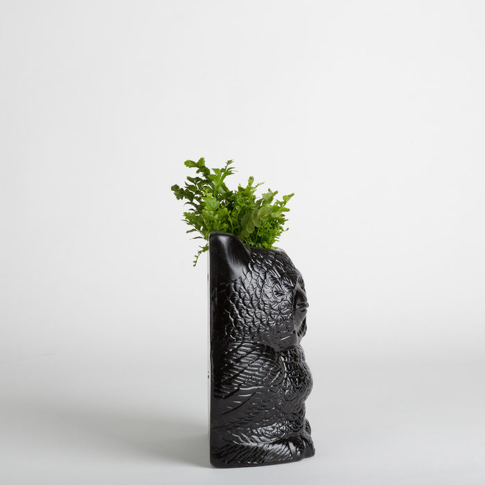 Hoot Owl Pot in Black - Pots & Planters - Estudio Floga - INNOVE
