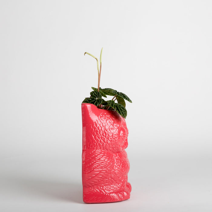Hoot Owl Pot in Strawberry - Pots & Planters - Estudio Floga - INNOVE