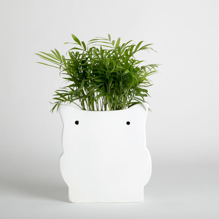 Hoot Owl Pot in White - Pots & Planters - Estudio Floga - INNOVE