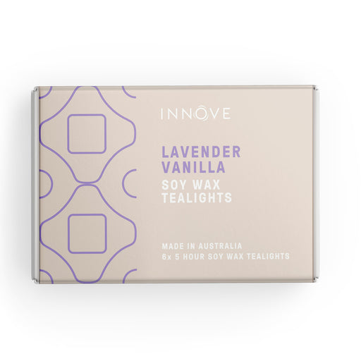 Lavender Vanilla Soy Tealight Candles - Soy Wax Tealights - Innove - INNOVE