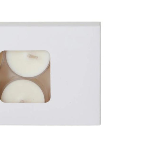 Unscented Soy Tealight Candles in Clear Cups - Soy Wax Tealights - Innove - INNOVE