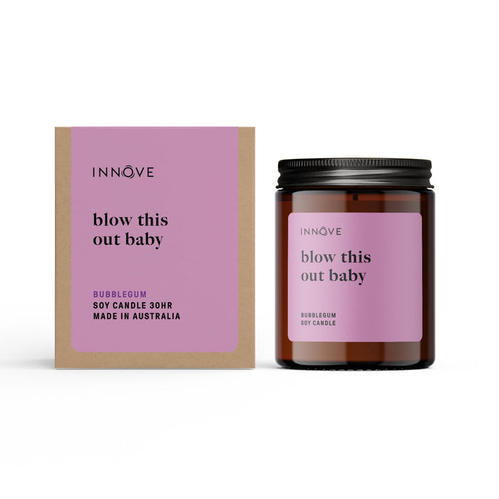 Blow This Out Baby Candle - Bubblegum Fragrance