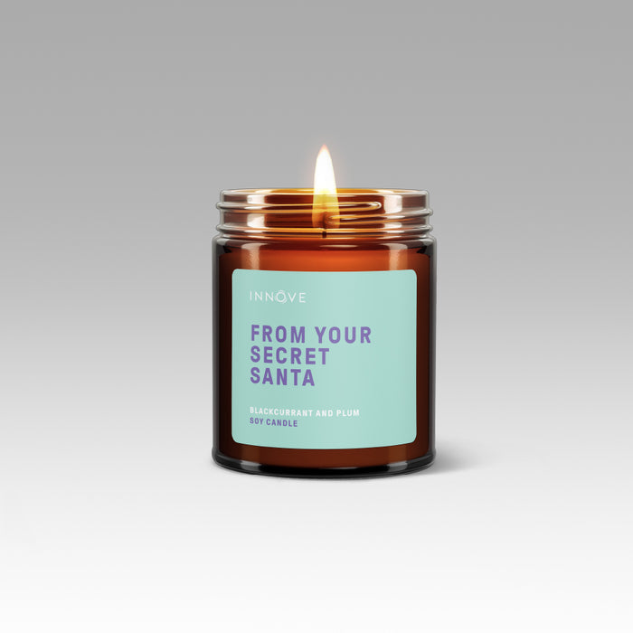 From Your Secret Santa Candle - Blackcurrant & Plum Fragrance