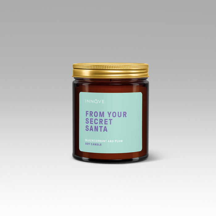 From Your Secret Santa Candle - Blackcurrant & Plum Fragrance