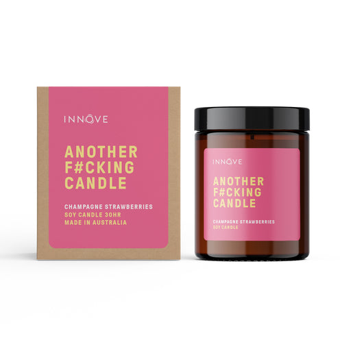 Another F#cking Candle in Champagne Strawberries - Candle Pun Collection - Innove - INNOVE