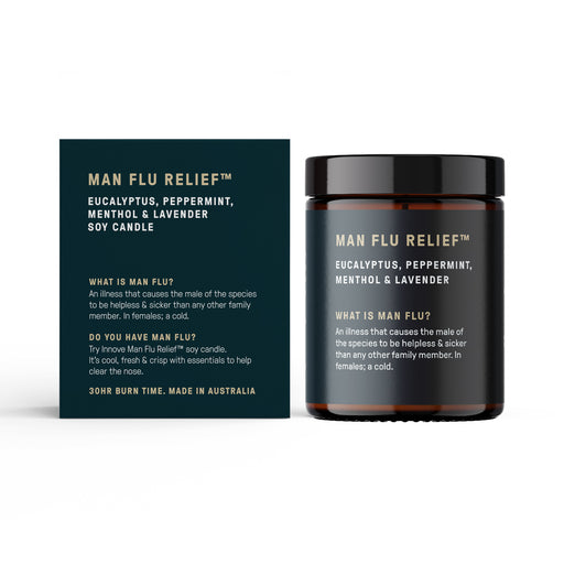 Man Flu Relief™ Soy Candle - Man Flu Relief - Innove - INNOVE