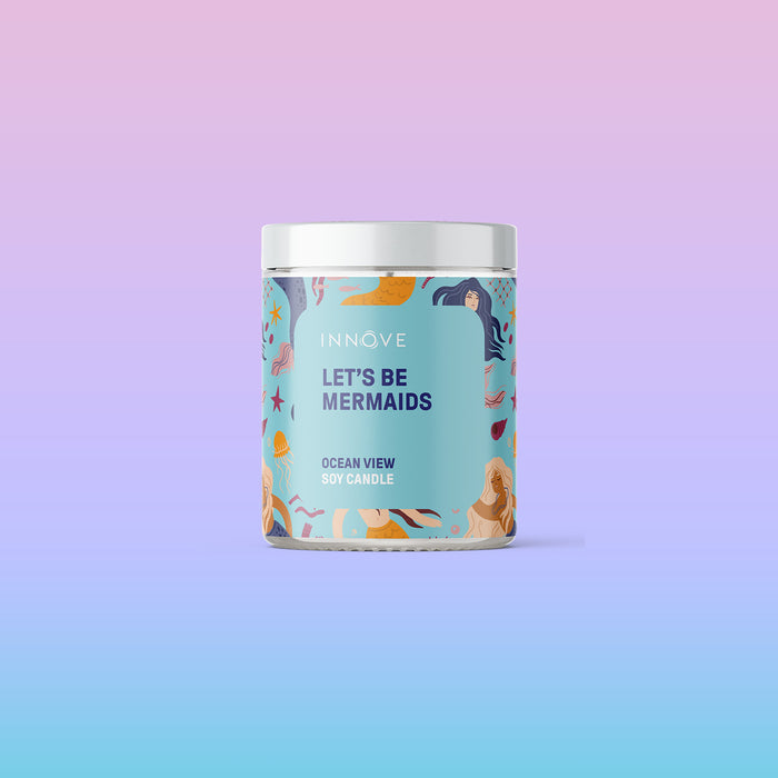 Ocean View Soy Candle | Let's Be Mermaids - Beach Soy Candles - Innove - INNOVE