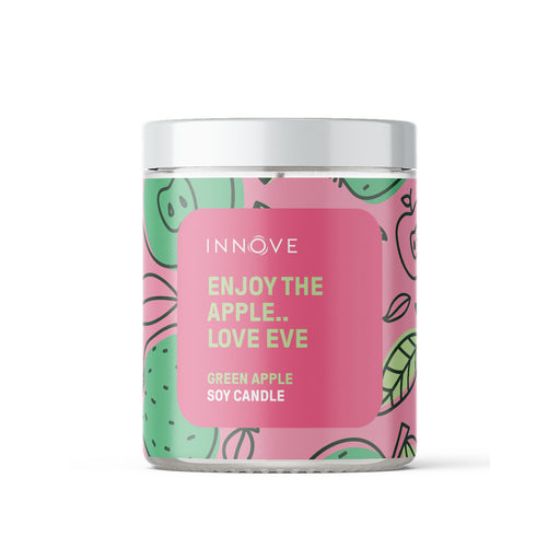 Green Apple Soy Candle | Enjoy The Apple.. Love Eve - Fruity Soy Candles - Innove - INNOVE
