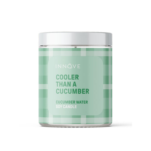Cucumber Water Soy Candle | Cooler Than A Cucumber - Tartan Soy Candles - Innove - INNOVE