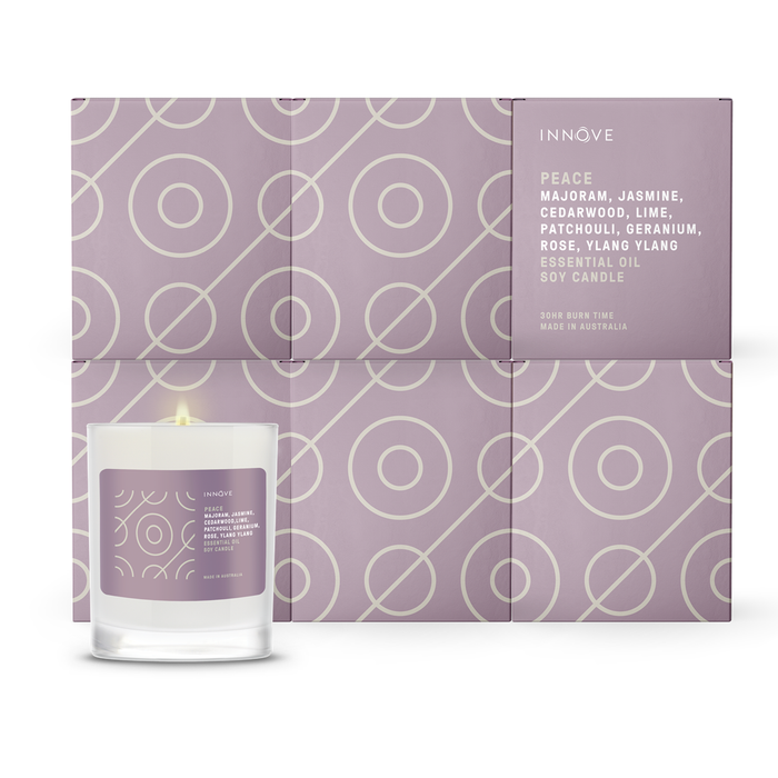 Peace Essential Oil Soy Candle - Essential Oil Soy Candles - Innove - INNOVE