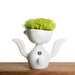 Mr PII Self Watering Pot in White - Pots & Planters - Estudio Floga - INNOVE