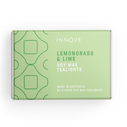 Lemongrass and Lime Soy Tealight Candles - Soy Wax Tealights - Innove - INNOVE
