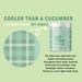 Cucumber Water Soy Candle | Cooler Than A Cucumber - Tartan Soy Candles - Innove - INNOVE